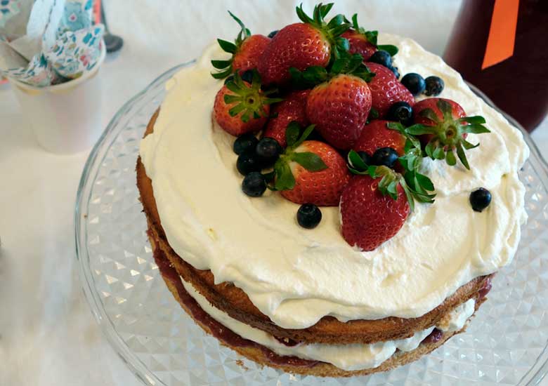 Strawberry Layered Cake