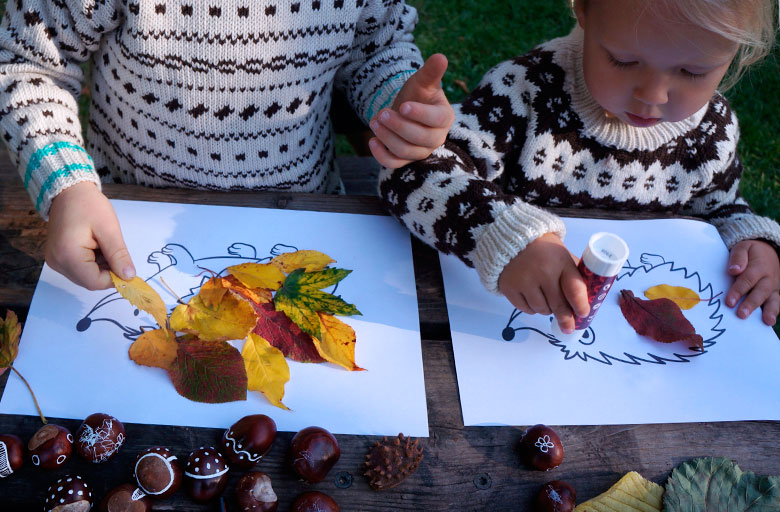 Easy fall DIY with kids